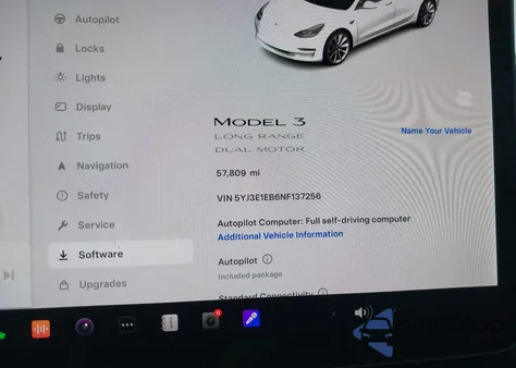 2022 Tesla Model 3 Long Range Dual Motor All-Wheel Drive z USA, uszkodzony, nr VIN 5YJ3E1EB6NF137256